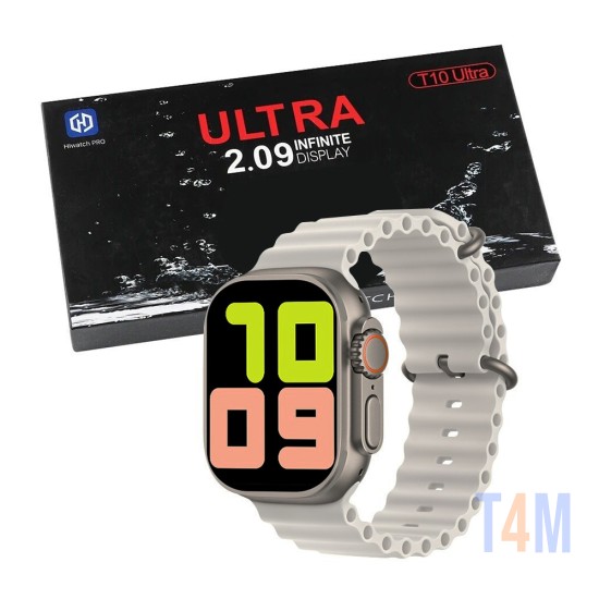 Smartwatch T10 Ultra Series 8 2.09" (Call Version) White